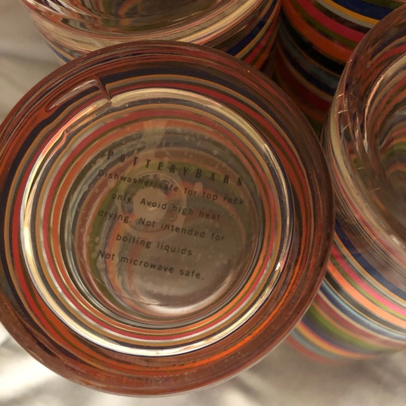 Pottery Barn Espadrille patio drink set - Picture 7 of 8